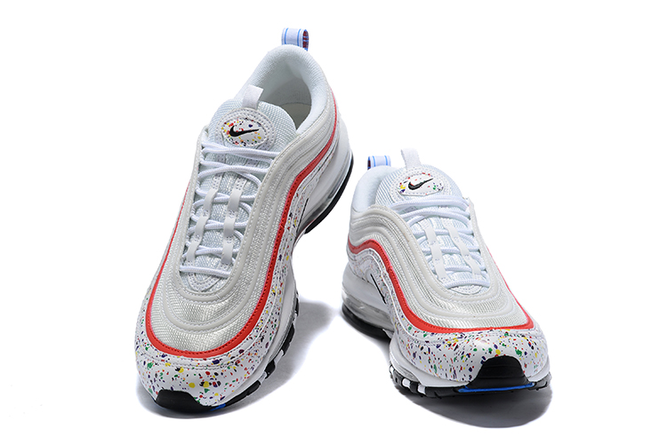 New Nike Air Max 97 White Red Colorful